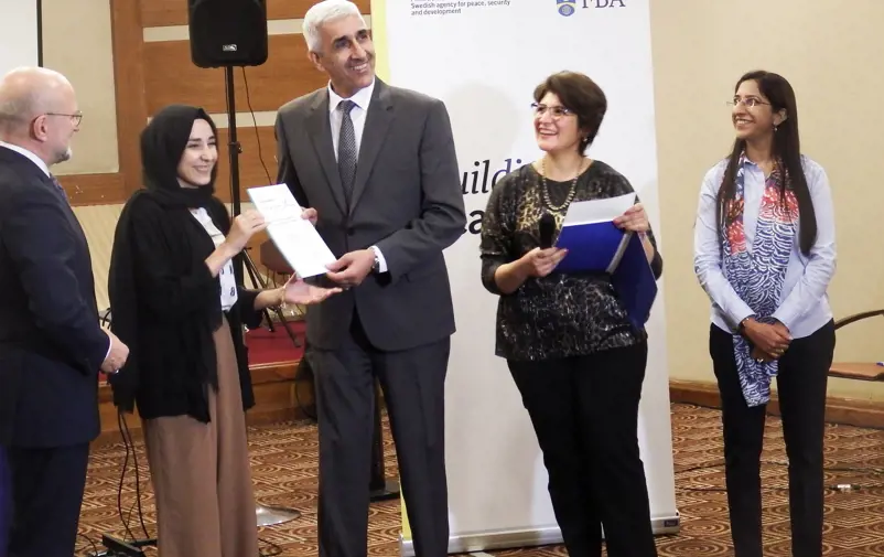 FBA's GD Sven-Eric Söder inaugurates programme for young peacebuilders in Iraq.