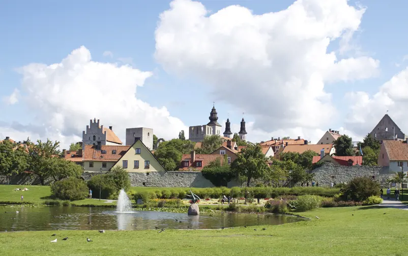 Almedalen in Visby.