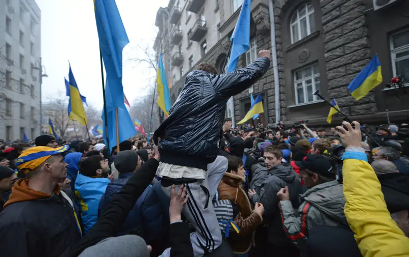 Demonstration i Kiev.