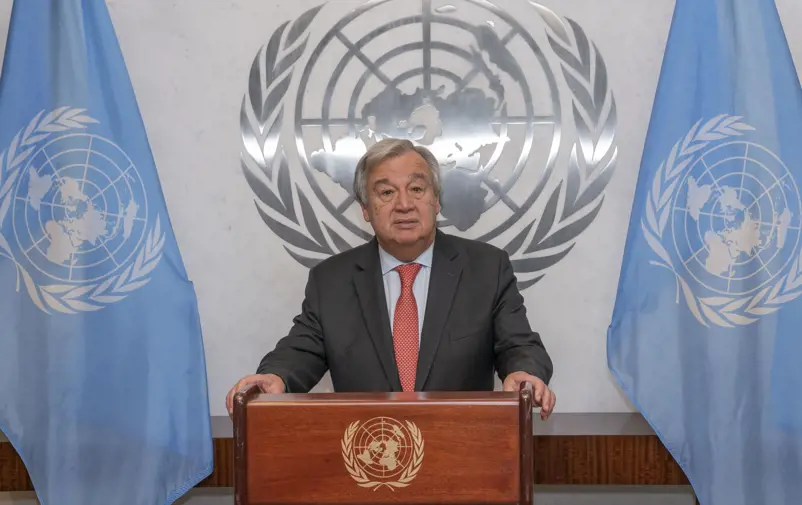 FN:s generalsekreterare António Guterres. 