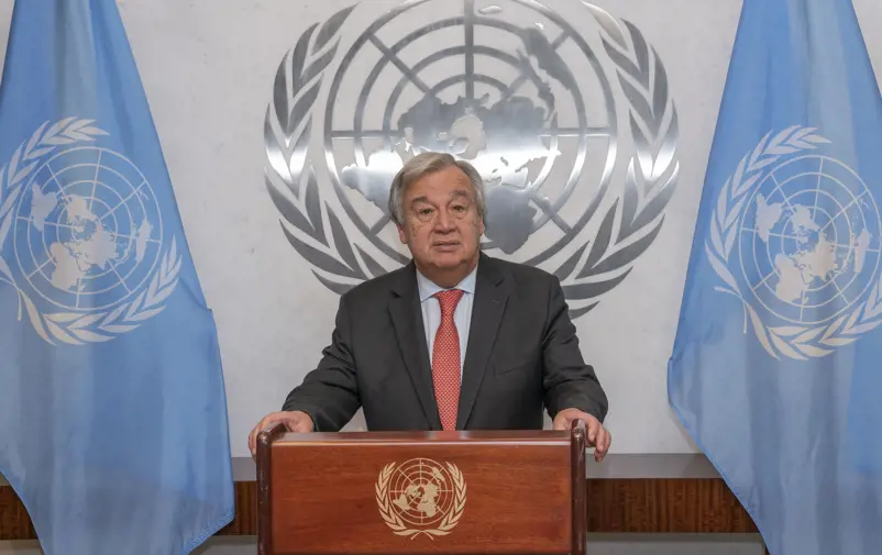 UN Secretary-General António Guterres.