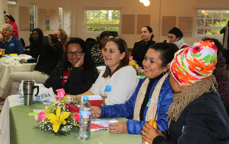 Participants in FBA's training for women's organizations in Colombia.