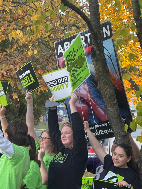 Demonstration mot aborträtt.